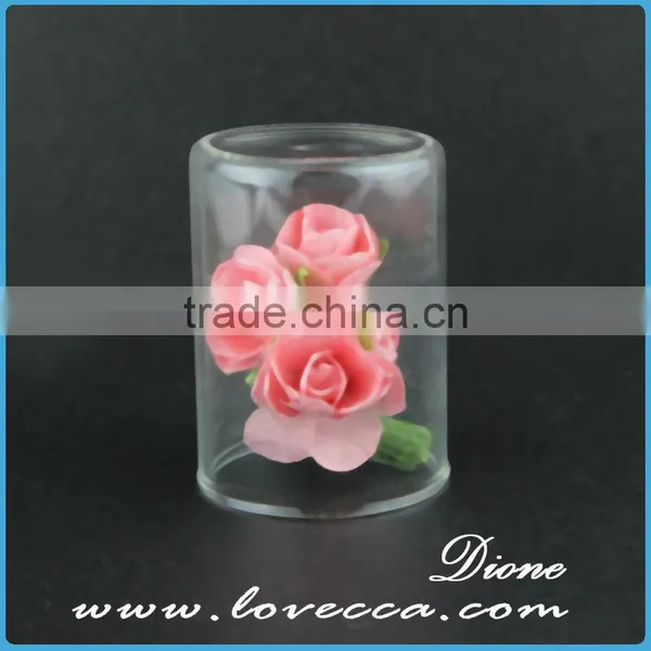 Mini Glass Dome Hanging Clear Glass Balls Rose in Glass Dome photo-6
