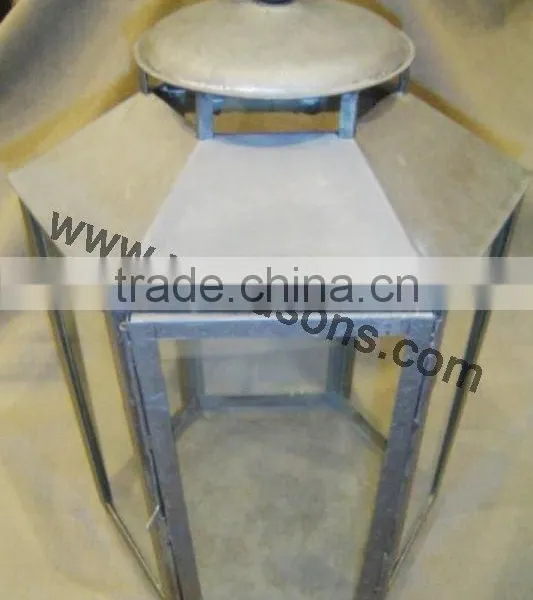Vintage Outdoor Garden Metal Candle Lantern photo-6