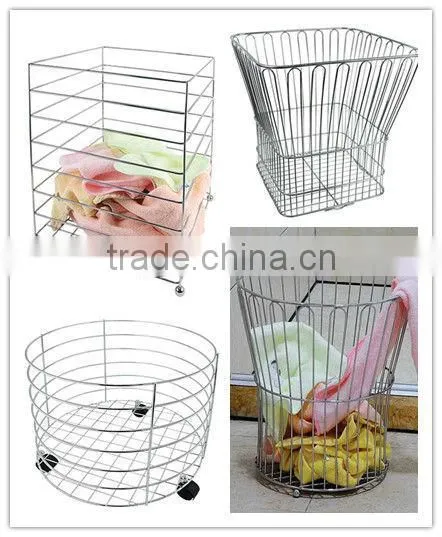 Chrome Plate Wire Towel Basket YZ4118C photo-3
