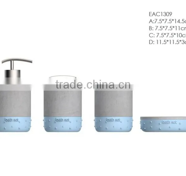 Bathroom Accessories Set Bath Soap Dispenser, Tooth Brush Holder, Soap Tray and Toilet Brush Holder photo-4