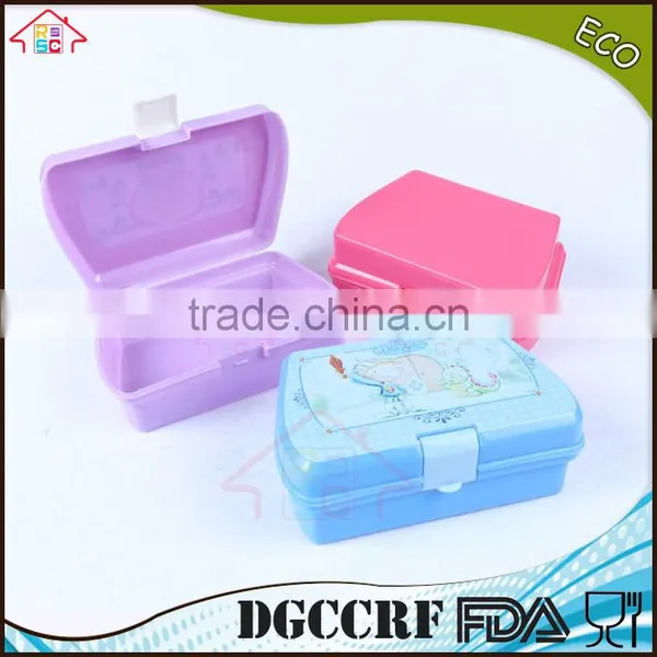 NBRSC Kids Lunch Box Bread Sandwich Keeper Snack Plastic Container Reuseable Container photo-3