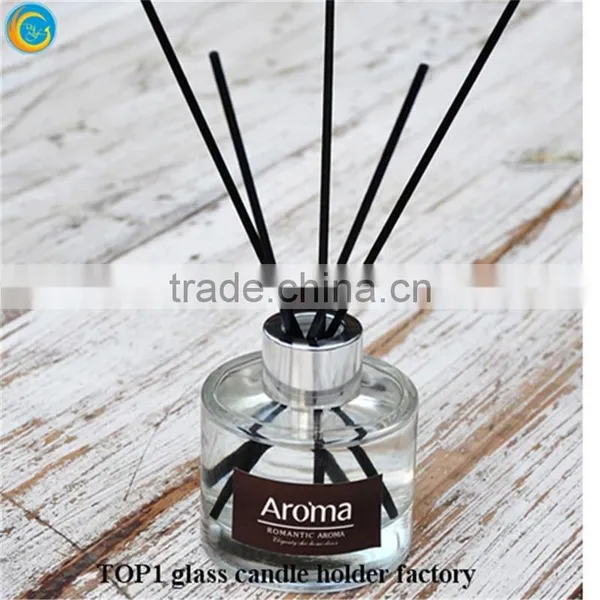 Sphere and Cylinder Glasses Empty Round Glass Fragrance Diffuser Bottles photo-4