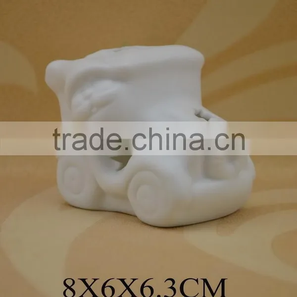 Hand Made Porcelain Christmas Figurine With LED Light for Decoration photo-3
