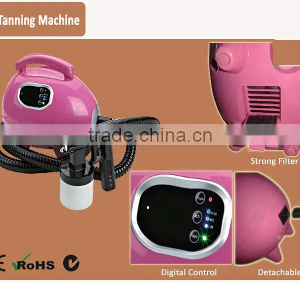 Indoor Small Body Tanning Bed Mini HVLP Electric Spray Tan Gun Professional Airbrush Home DIY Portable Solarium Tanning Machine photo-2