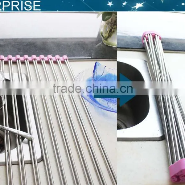 Sturdy Orange Dish Drying Rack 52cm photo-4