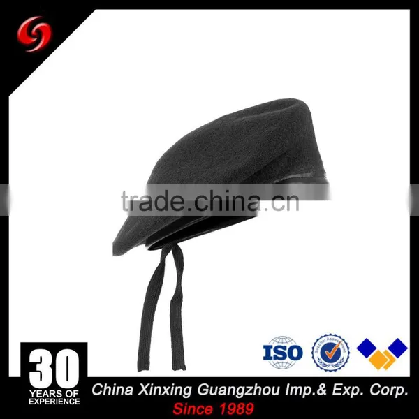 Top Sale Black Imported Wool Cotton Lining Fashion Beret for Men photo-2