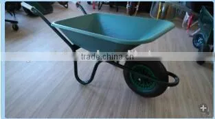 150KG Loading Europe Plastic Bucket Tray Garden Tools Wheelbarrow WB6424S
