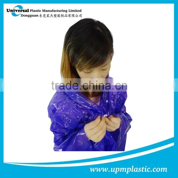 Emergency One Way Use Eco-friendly Degradable PE Raincoats photo-4