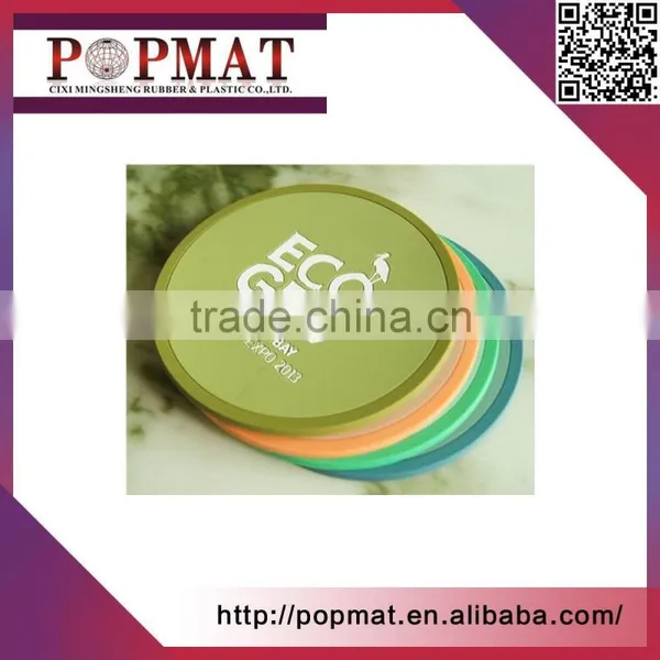Eco-friendly Custom Rubber Silicone Cup Mat, Drink Coaster photo-5