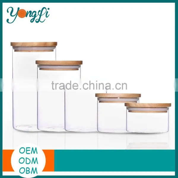 Glass Food Spice Kitchen Storage Container Glass Jar With Lid photo-6