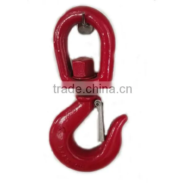 Drop Forged Swivel Hoist Hook With Safety Latch photo-2
