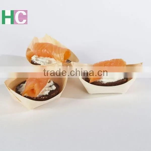 High Quality Cheap Wooden Sushi Boat Plate Tray photo-5