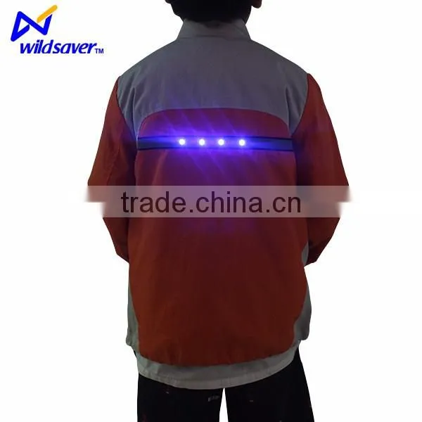 Unique High Visibility LED Glowing Reflective Traffic Safety Kid Jacket photo-3