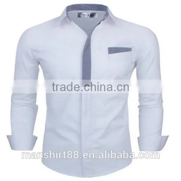 2016 New Wholesale Western Casual Button Down Custom Mens Casual Dress Shirts photo-2