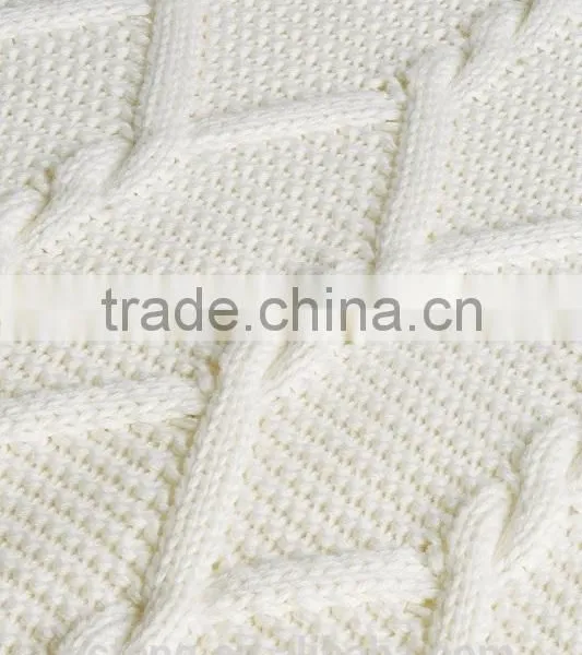Lastest Design Cable Sweater Knitted Top For Ladies photo-3