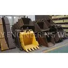 Hitachi Excavator Bucket For Construction Engineering , Heavy Equipment Spare Parts