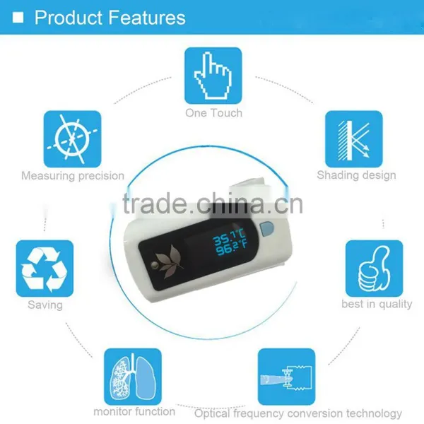 Easy Use Baby Thermometer Health Tracker Pulse Oximeter With Temperature photo-3