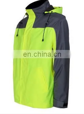100 Polyester Safety Fluorescent Reflective Jacket photo-3