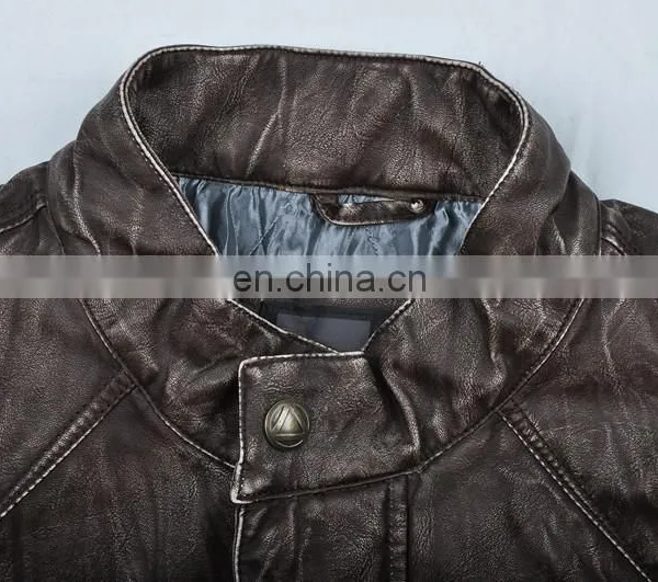 Lastest Fashion Diamond Thin Quilted Stylish Men Long Leather Coat photo-4