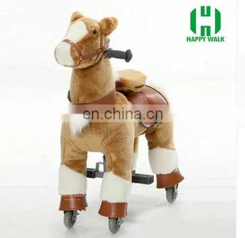 2017 Hot Sale Mechanical Horse for Sale, Plush Horse Ride-on for Kids, Walking Pony Toy photo-3