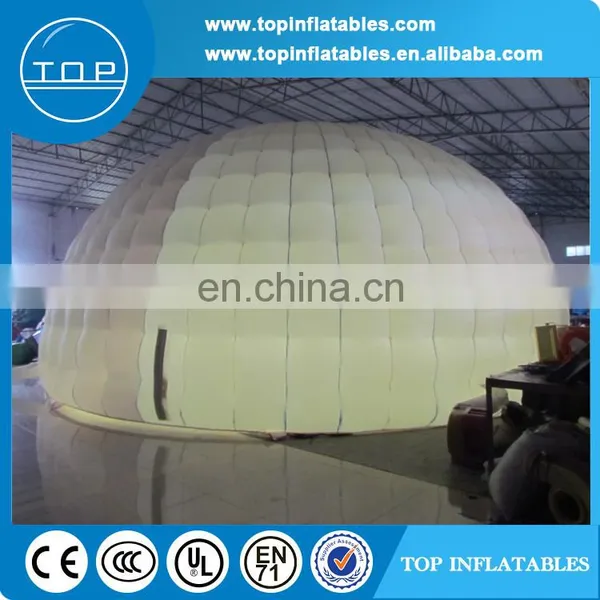 Party Used Inflatable White Dome Tent With Led Lighting for Sale photo-2