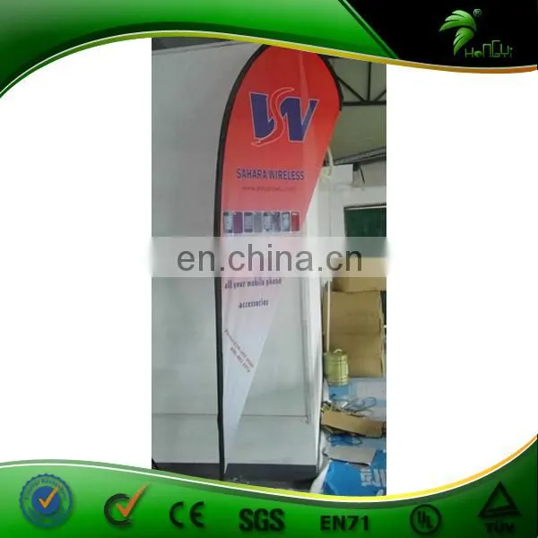 Custom Single Side Durable Outdoor Flag / Feather Flag / Beach Flag For Advertising photo-3