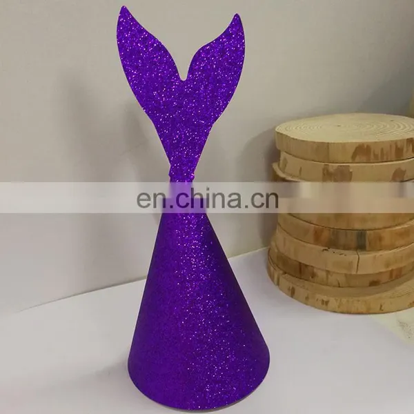 Glitter Mermaid Tail Birthday Hat Party Favor For Kids Adults photo-2