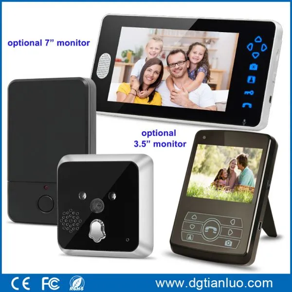China Manufacturer Europe Style DIY Operated Wireless Call Bell Door Peephole Viewer TL-B701A