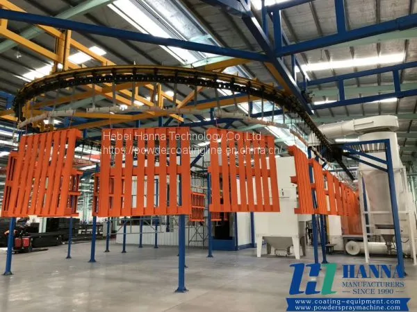 Top Sale Wrought Iron Spraying Equipment Powder Coating Line photo-3