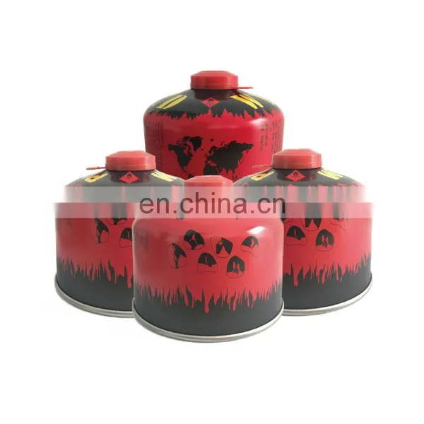 Hebei Screw Valve Butane Gas Cartridge and Propan Butane Gas 450g photo-5