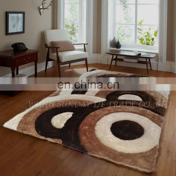 High Quality Fashionable Polyester 3D Shaggy Rug New Design photo-4