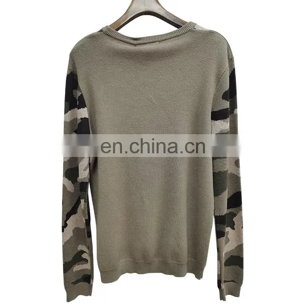 DiZNEW Cashmere Camo Sweater For Male Wholesale Mens Apparel photo-2