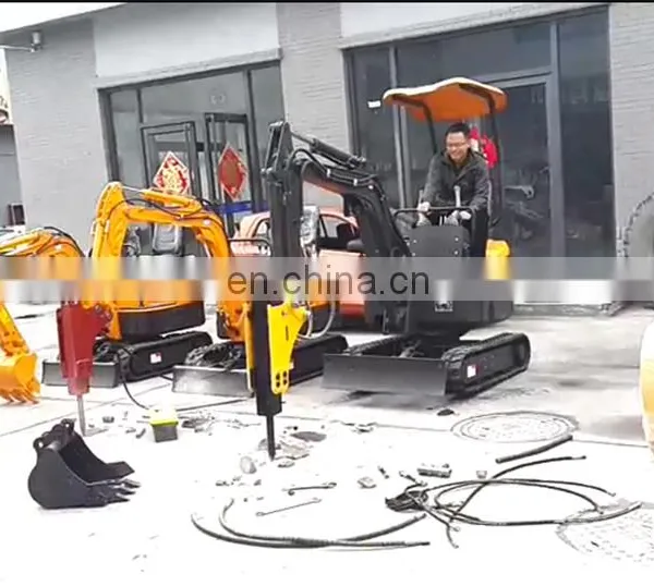 0.8t-3.5t Excavator Drilling Grab Hammer Quick Hitch Crawler Riper Rake Bucket Attachment for Excavator photo-5
