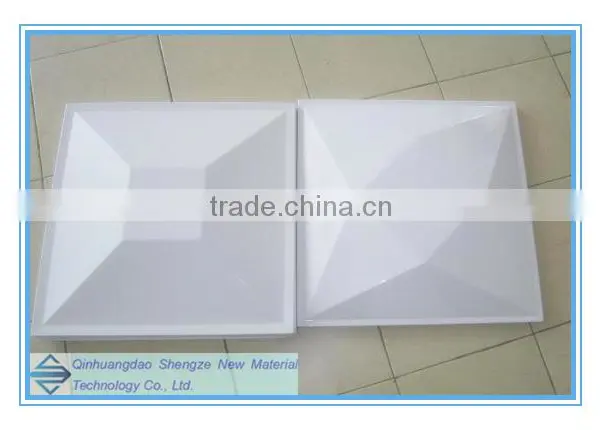 FRP Decorated Panel/ Beautiful Background Plate / Fiberglass Decorative Sheet photo-4