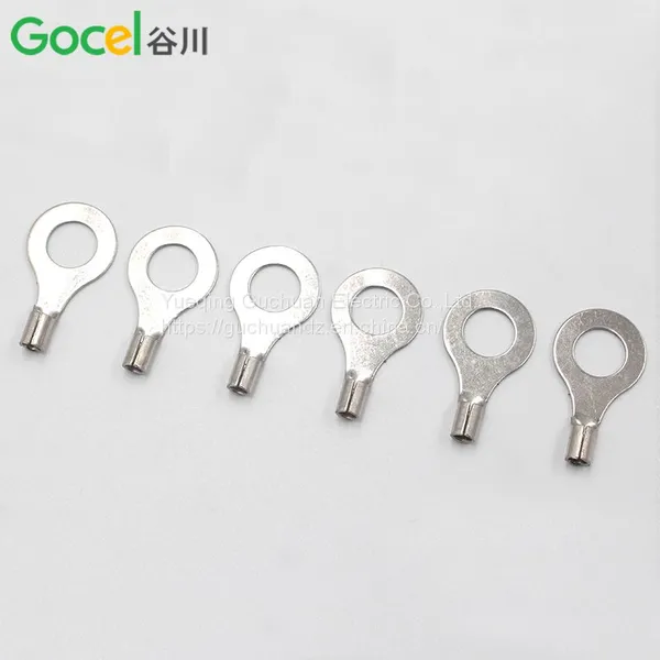 Round Bare End Brass O-shaped Brass Nose Bare End Cold Press Terminal photo-4