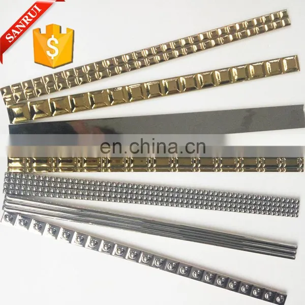 Interior Decoration Golden Ceramic Pencil Border Tile