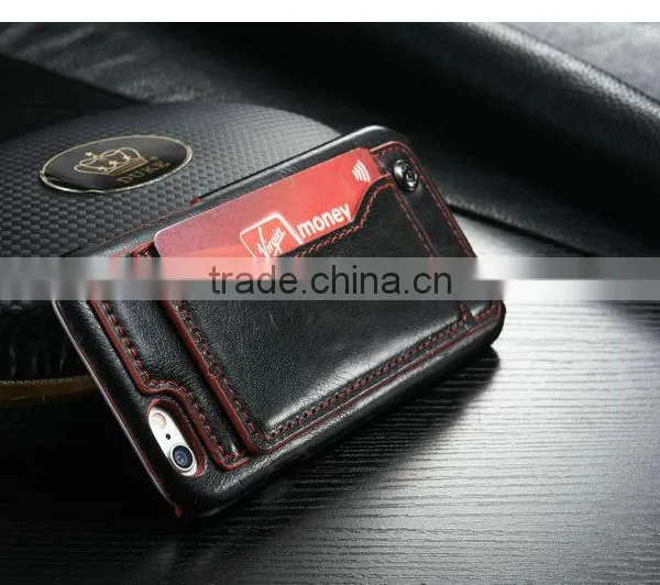 [CASEME] For IPhone 6/6s Case, Credit Card Insert Case for Apple IPhone 6/6s R64 Back Case With Card Slots photo-5