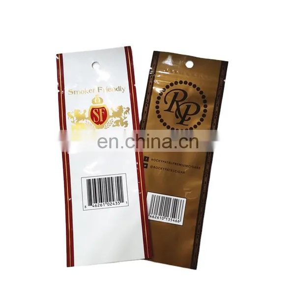 Wholesale Custom Print Foil Laminated Mylar Heat Seal Resealable Plastic Tobacco Pouches Packing Bags photo-5