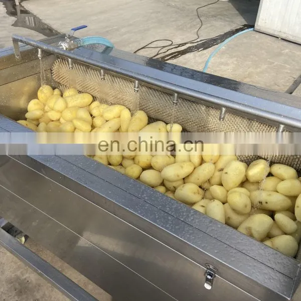 Industrial Potato Peeling Machine Potato Peeling and Cutting Washing Machine Potato Peeling Machinery photo-3