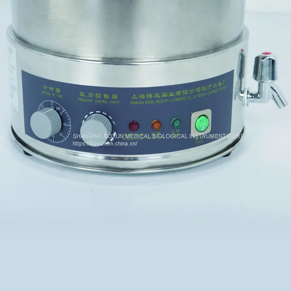 China Manufacturer Pressure Steam Steam-Pressurized Sterilizer 30L Vertical Autoclave photo-4