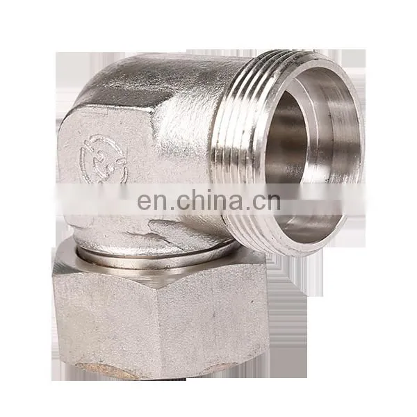 SAE JIC Swivel Nut Male 90 Degree ORFS Elbow Tube Pipe Fittings Hydraulic Pipe Ferrule Fittings photo-2