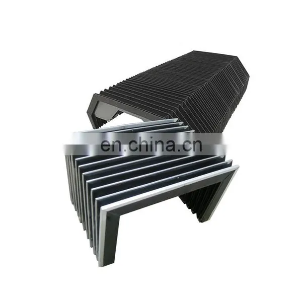 High Quality Hoisting Platform Eolian CNC Machine Bellows Cover Plastic Accordion Protective Telescopic Cover photo-3