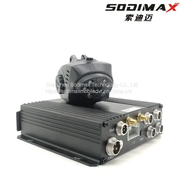 4CH Vehicle Black Box Video Camera DVR SD Card MDVR CCTV System Car Tracking Mobile DVR photo-4