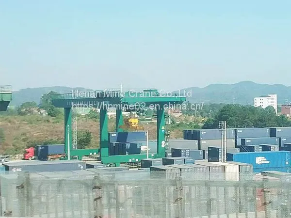 Rail Mounted Container Gantry Crane A7 ZMPC Spreader Railway Storage Using photo-5