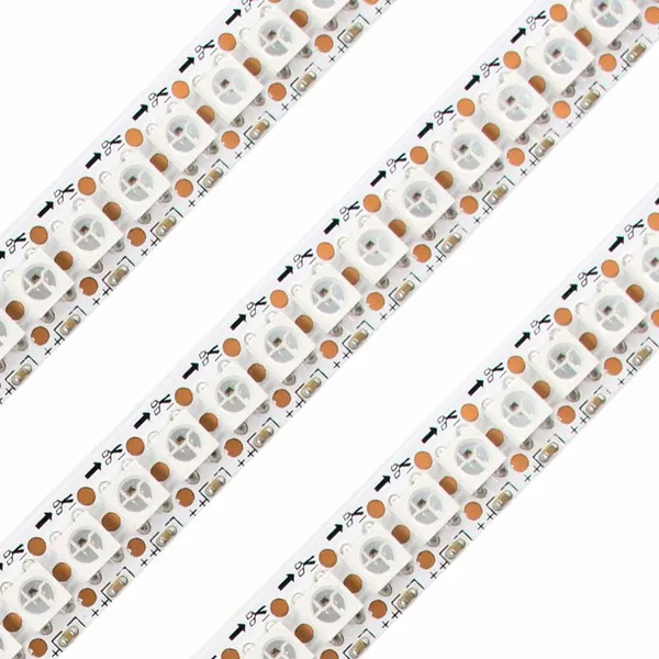 Programmable Ws2812B Digital Rgb Led Strip Light Lc8812b 5v Smd5050 Colorful Addressable Led Strip Light photo-4