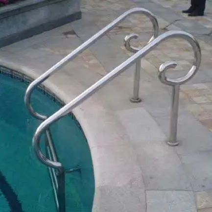 Swimming Pool 304/316 Stainless Steel Material Factory 1.0/1.2mm Thicknees Overflow Swimming Pool Ladder photo-2