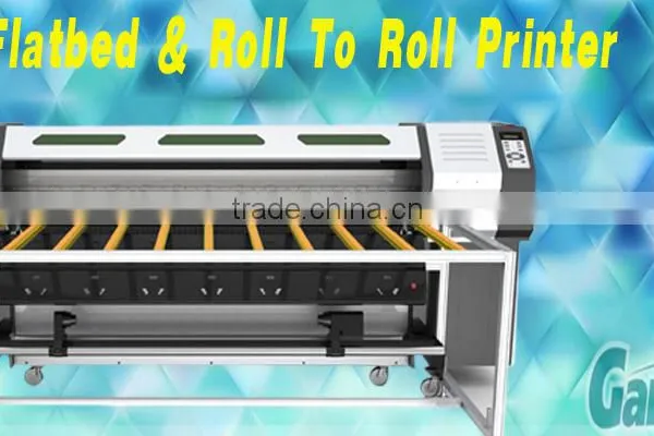 Garros New Model UV Roller&Flatbed Printer R180E With Double DX5 Heads photo-2