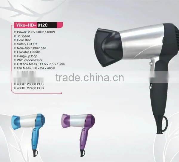 1400W Mini Portable Hotel Hair Dryer photo-2