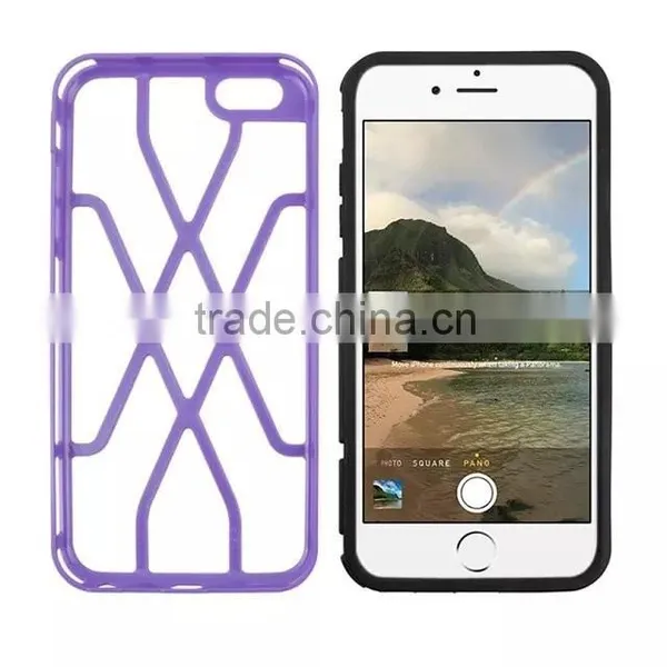 2 in 1 For Apple Iphone 6 Plus 5.5" Silicone CASE photo-3