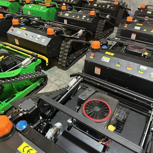 Robot Lawn Mower With Remote Control, China Remote Control Tracked Mower Price, Robot Lawn Mower for Hills for Sale photo-3